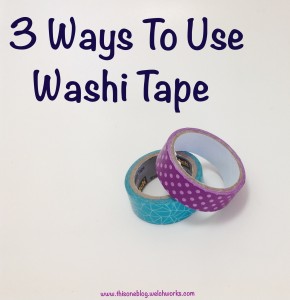 Washi Tape Uses